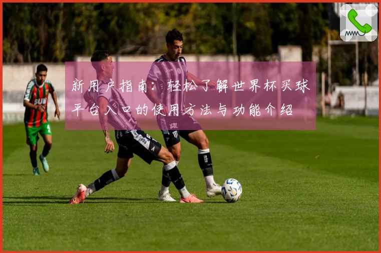 新用户指南：轻松了解世界杯买球平台入口的使用方法与功能介绍